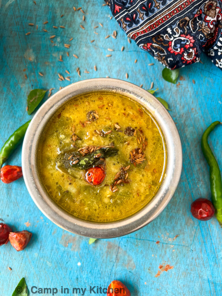 Dal Palak How to make Palak Dal in Pressure Cooker I camp in my kitchen