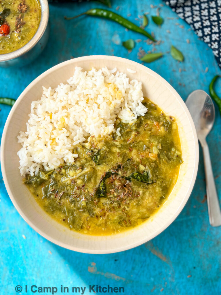 Simple palak dal