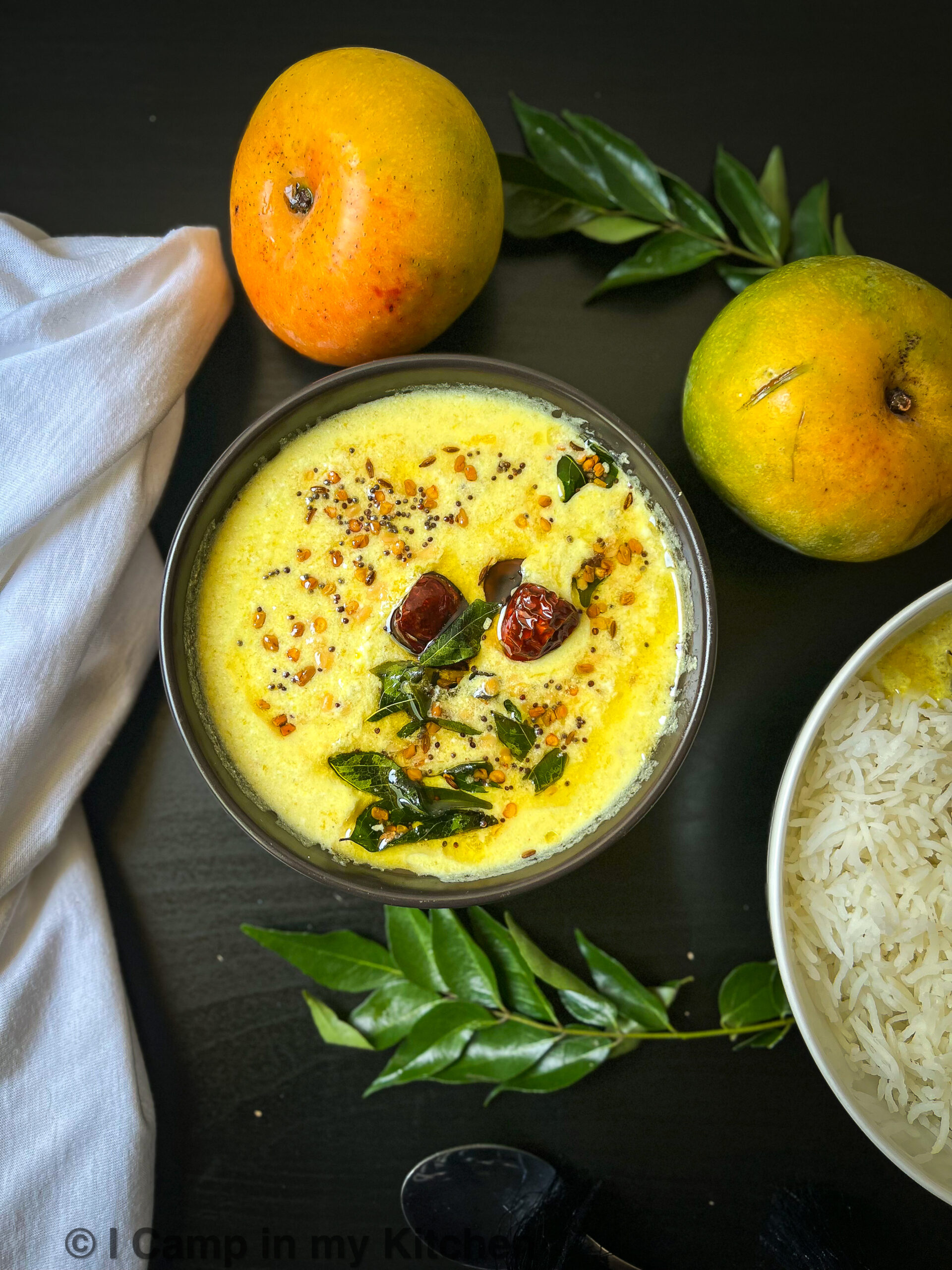 Ripe mango buttermilk stew