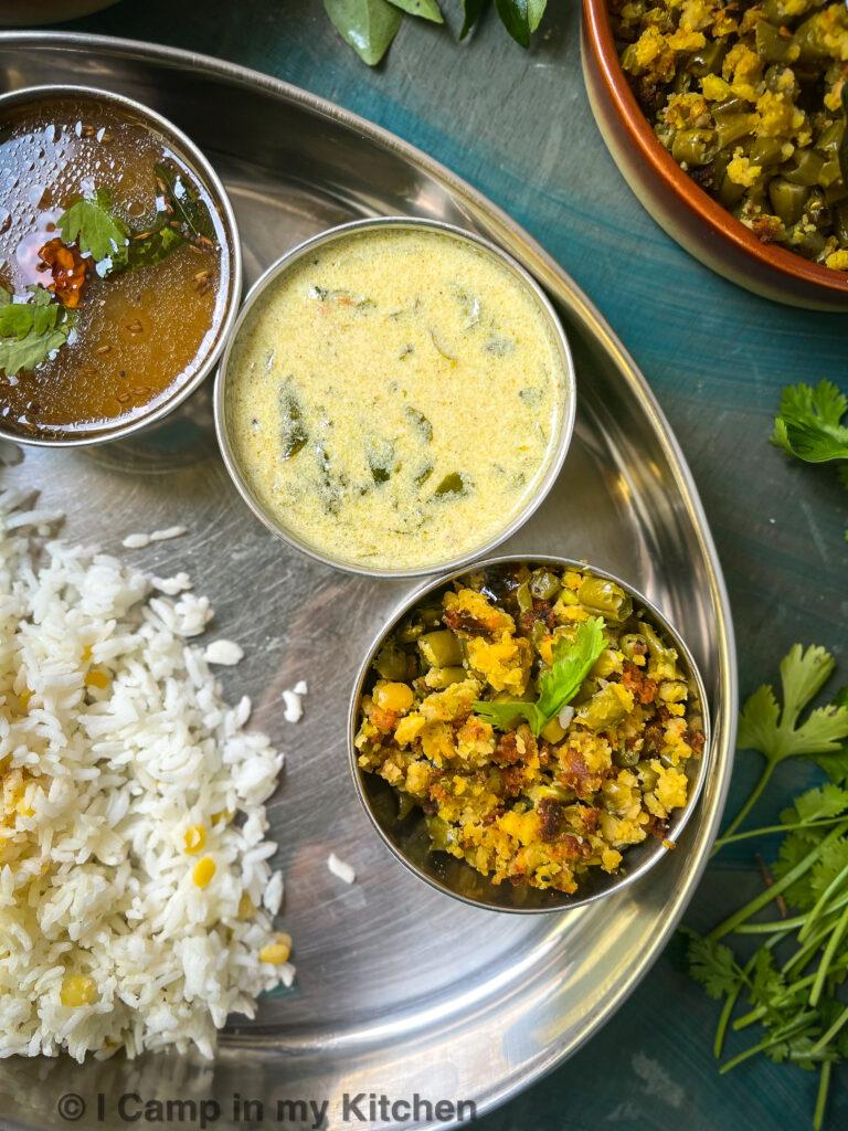 Methi leaves mor kuzhambu