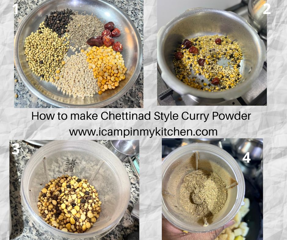 how to make Chettinad spice powder