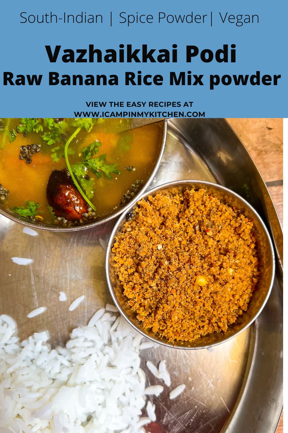 Raw banana rice mix powder