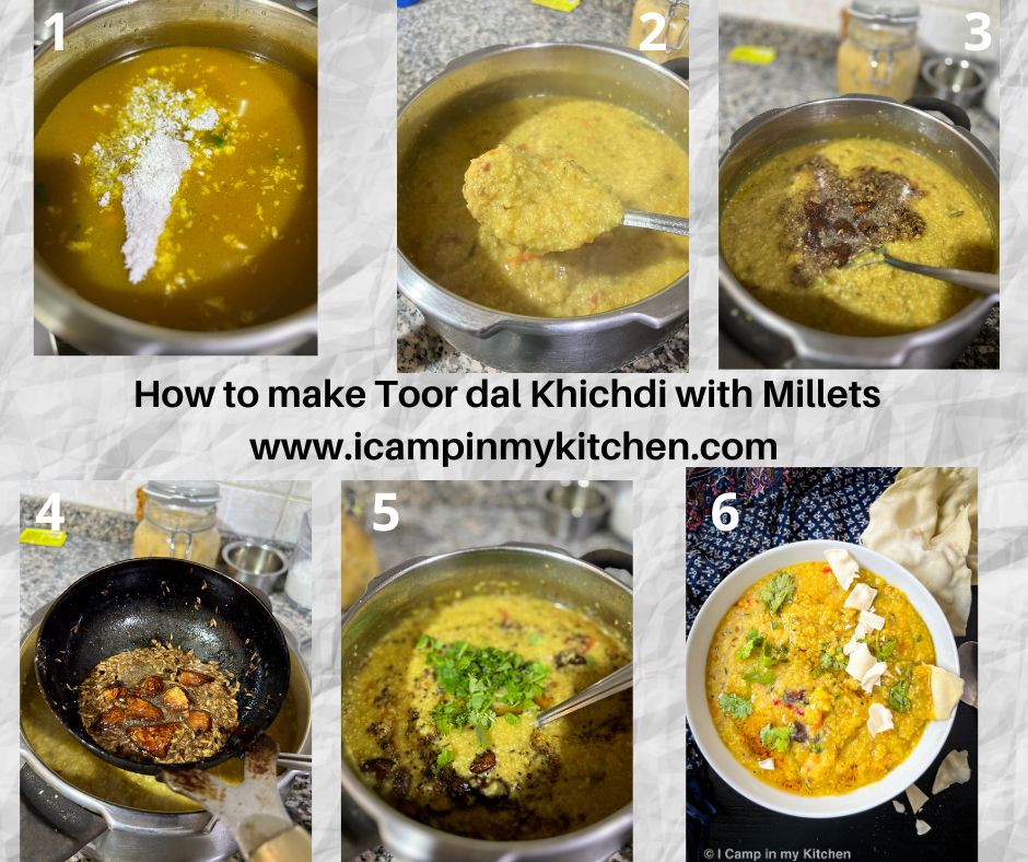 How to make millet khichdi with arhar dal