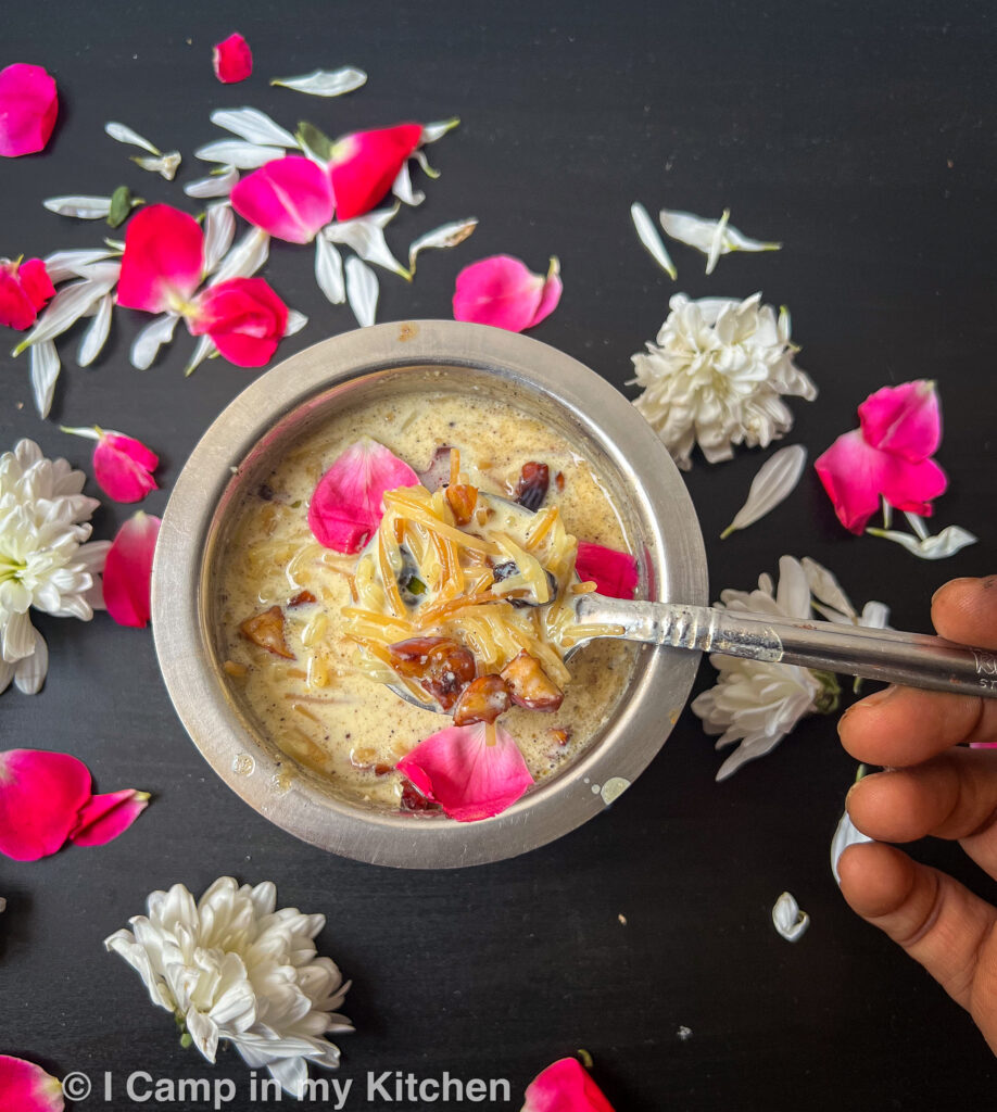 Semiya Payasam Vermicelli Kheer Without Condensed Milk I camp in