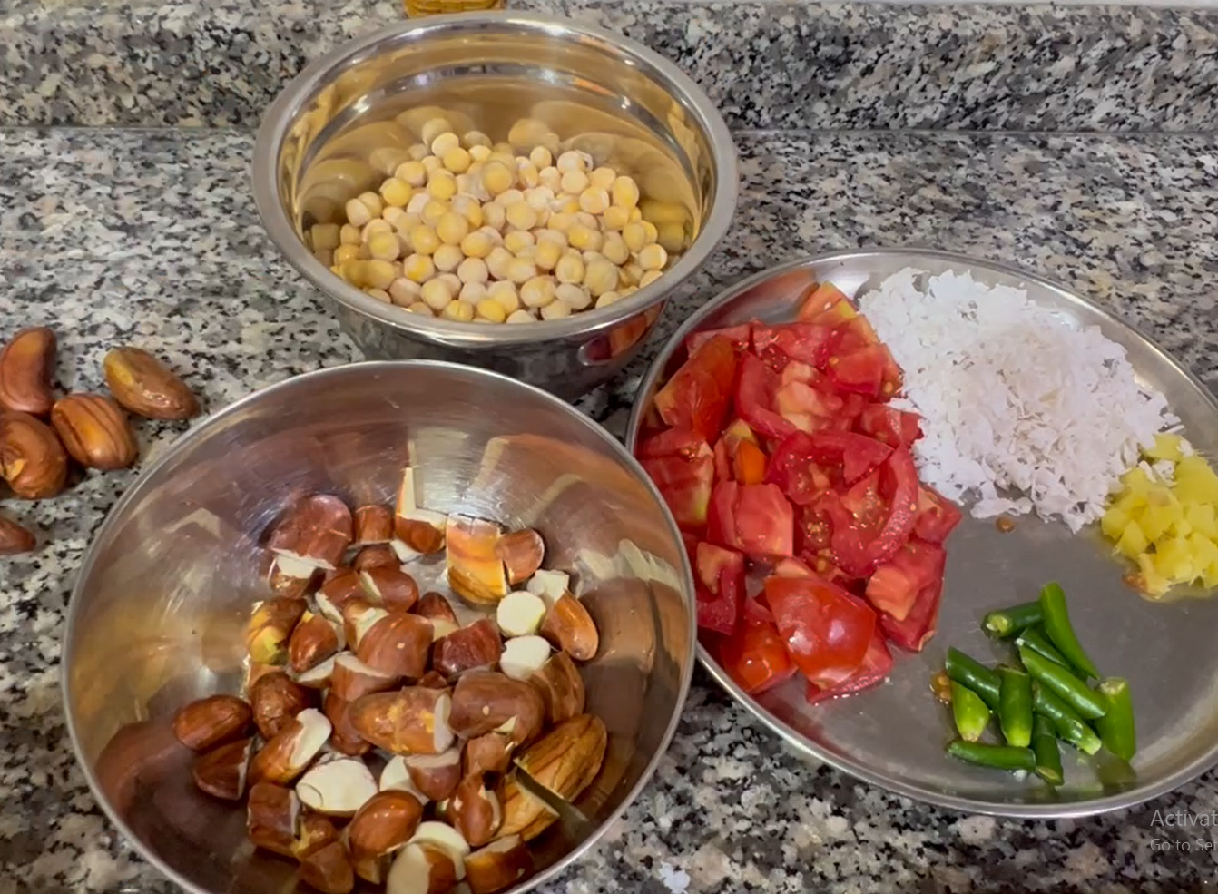 Ingredients to make Tripura special kothalor chakoi