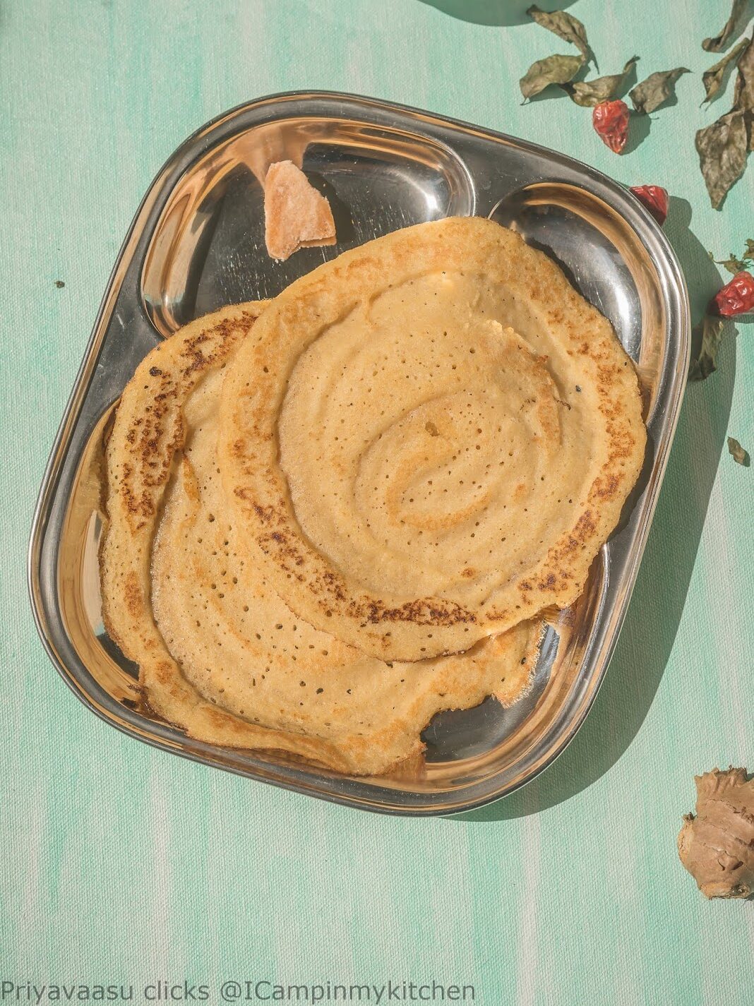 A no ferment dosai with millets