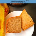 Eggless pumpkin coconut cake pin