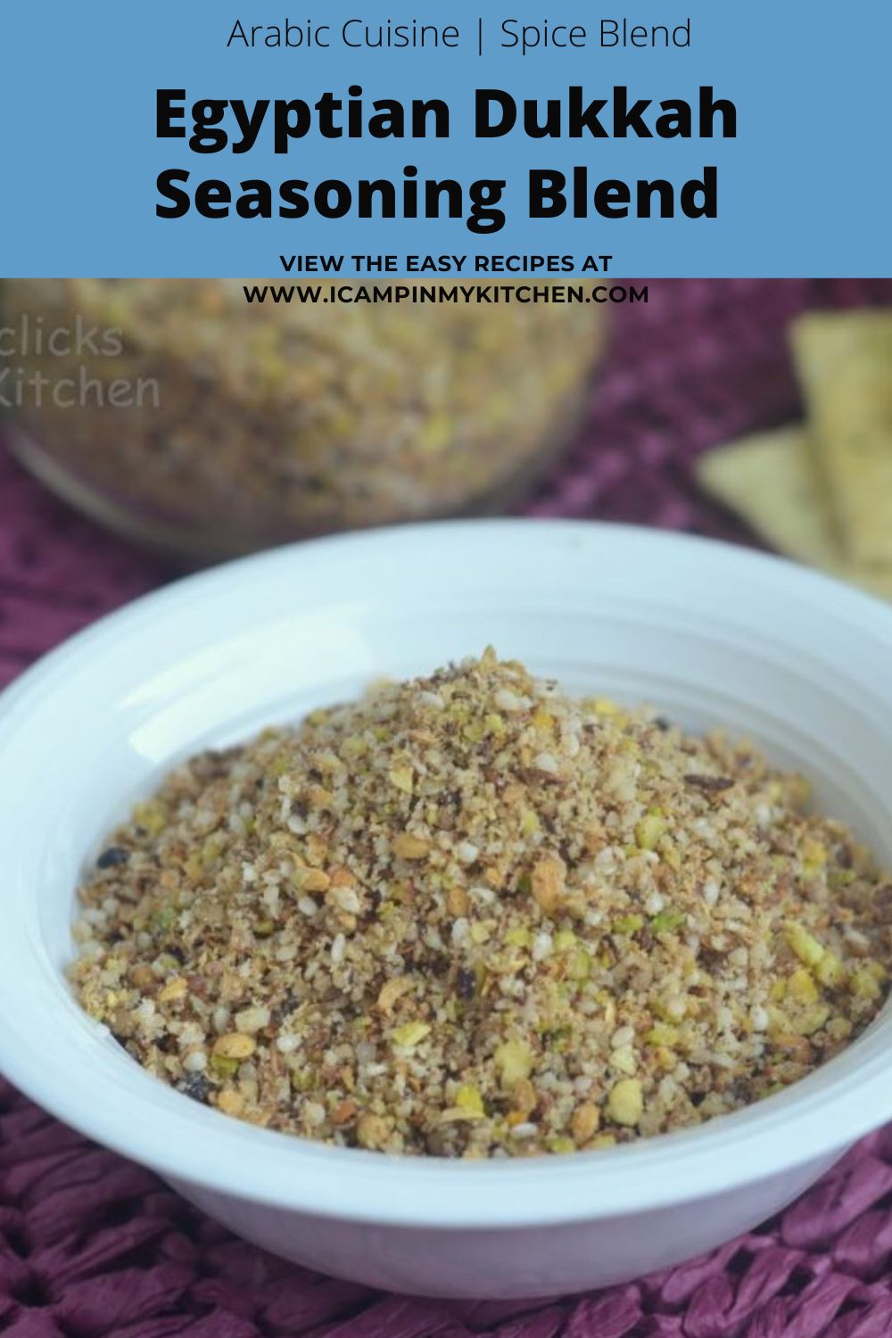Egyptian Dukkah | How to make Dukka | Seasoning Blend - I camp in my ... 
