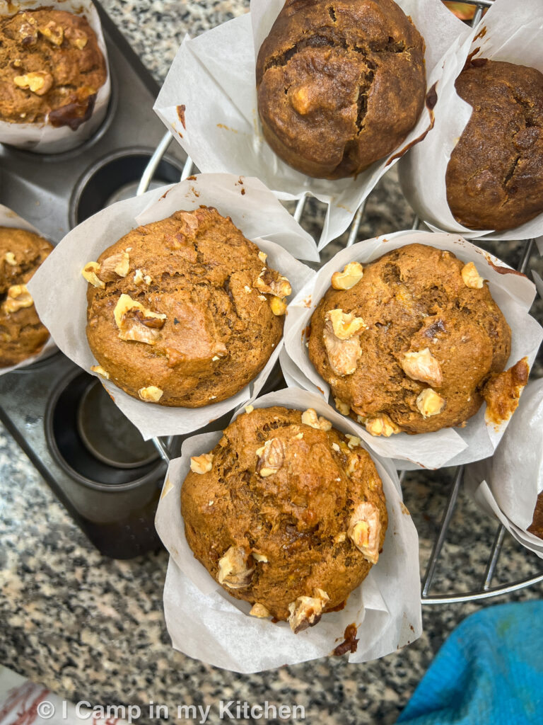 Recipe for vegan banana muffins