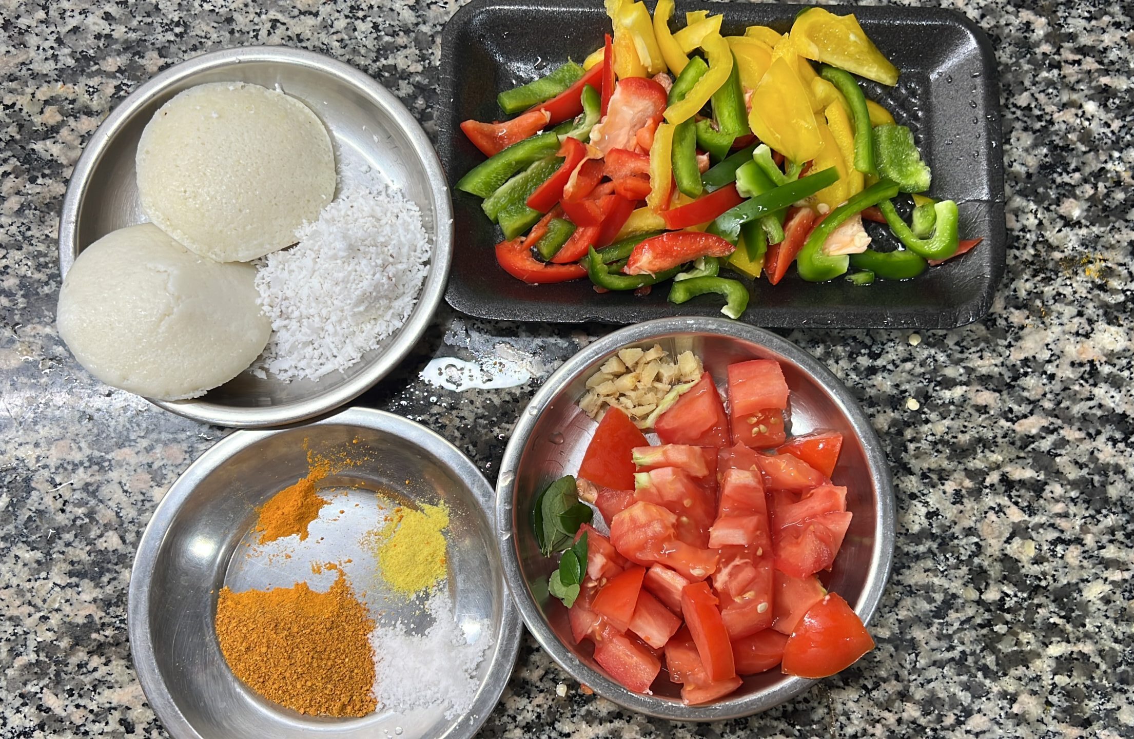 ingredients for idli makeover