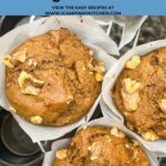 Vegan Banana nut muffins