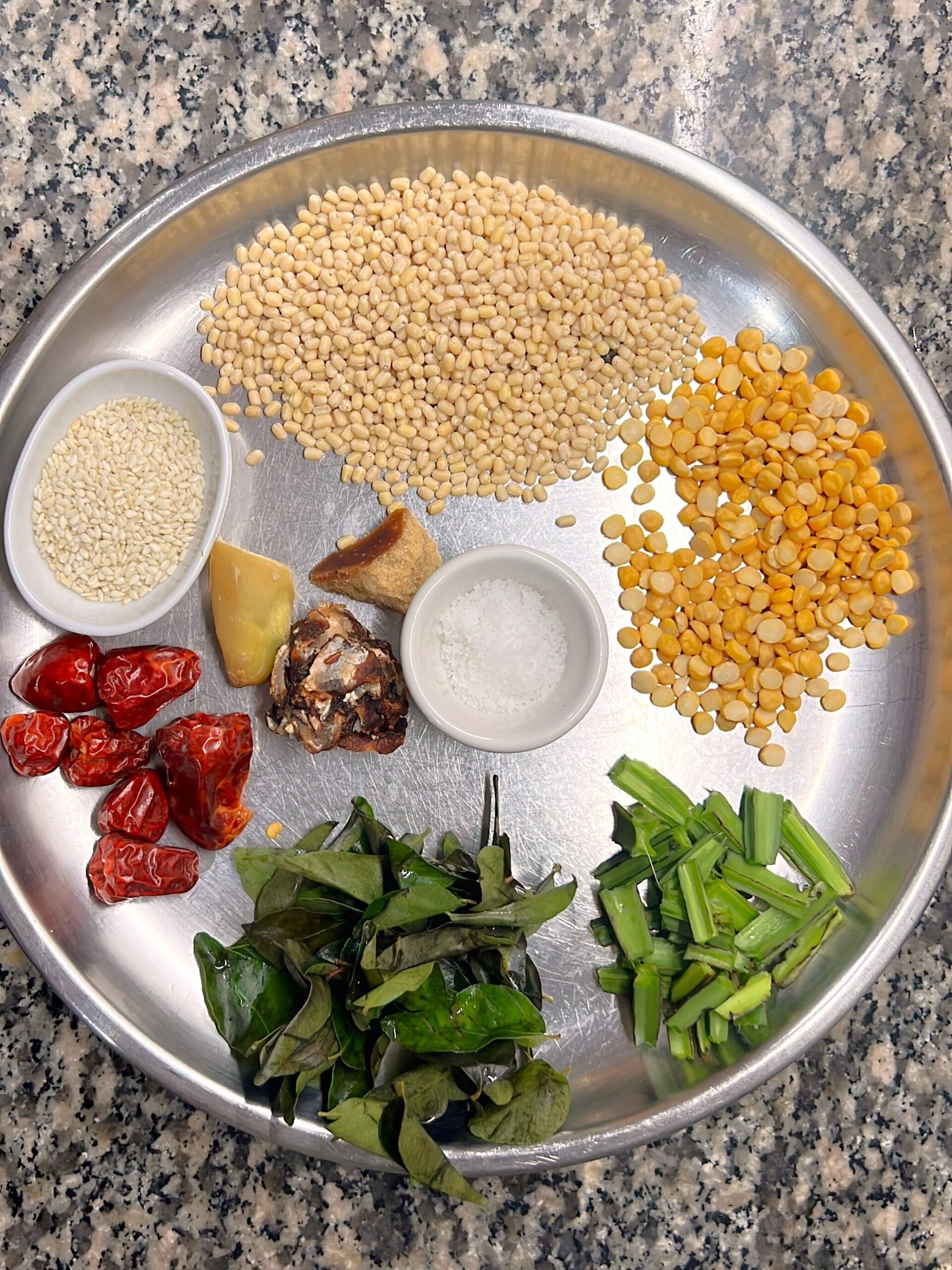Ingredients for Pirandai Thuvaiyal