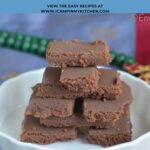 Chocolate milk powder fudge