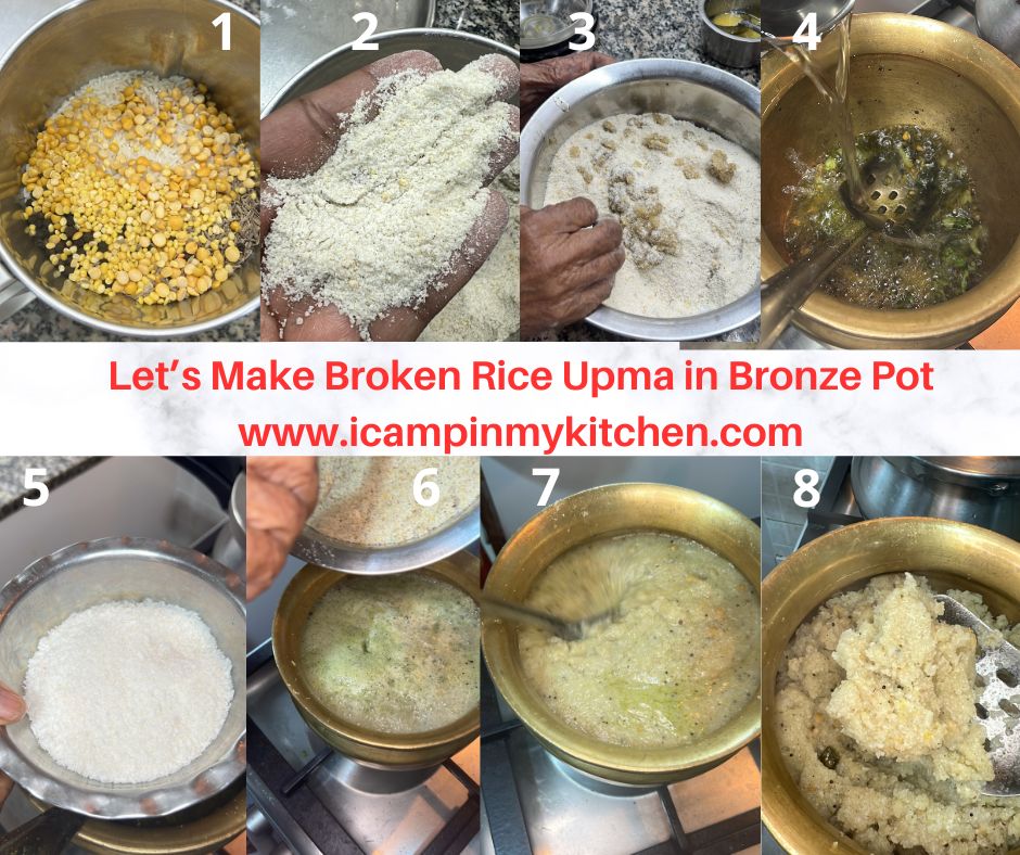 How to make arisi upma in vengala paanai