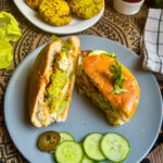 Cauliflower paneer burgers