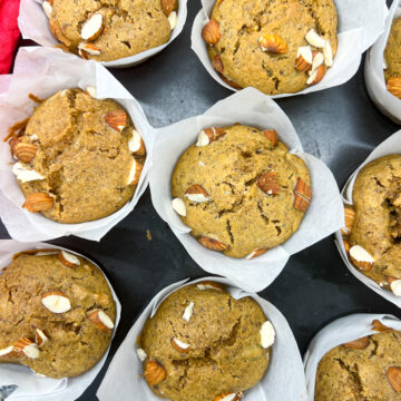 Vegan Cinnamon walnut muffins