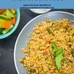 Simple and hearty peas pulao with brown rice