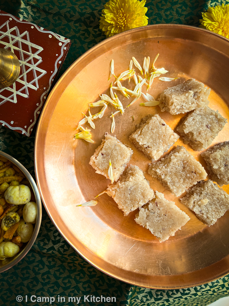 How to make thengai burfi