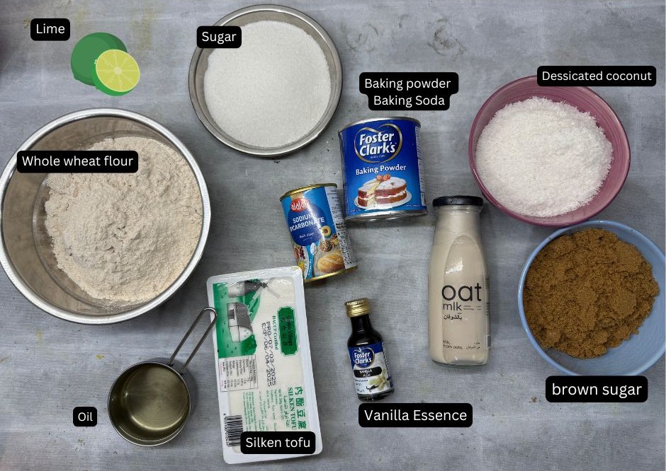 Ingredients to make danish dream cake, the best vanilla cake