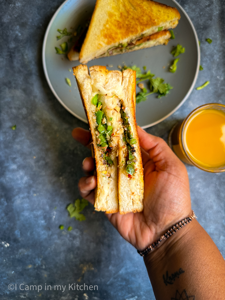 how to make bell pepper sandwich