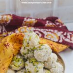 Lets make rose coconut ladoo