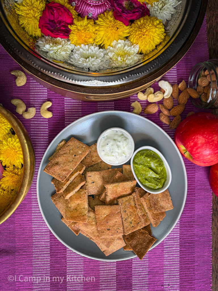 Festive platter with baked matris