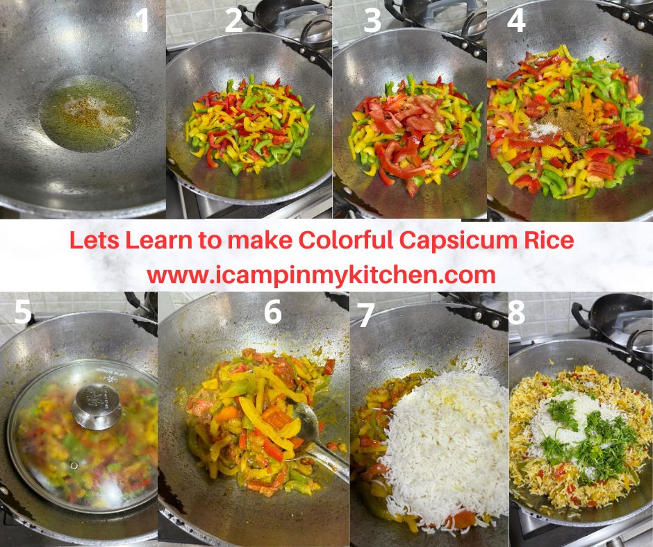 how to make bell pepper rice. 