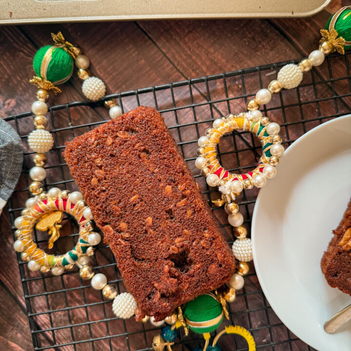 Oats chocolate loaf with jaggery