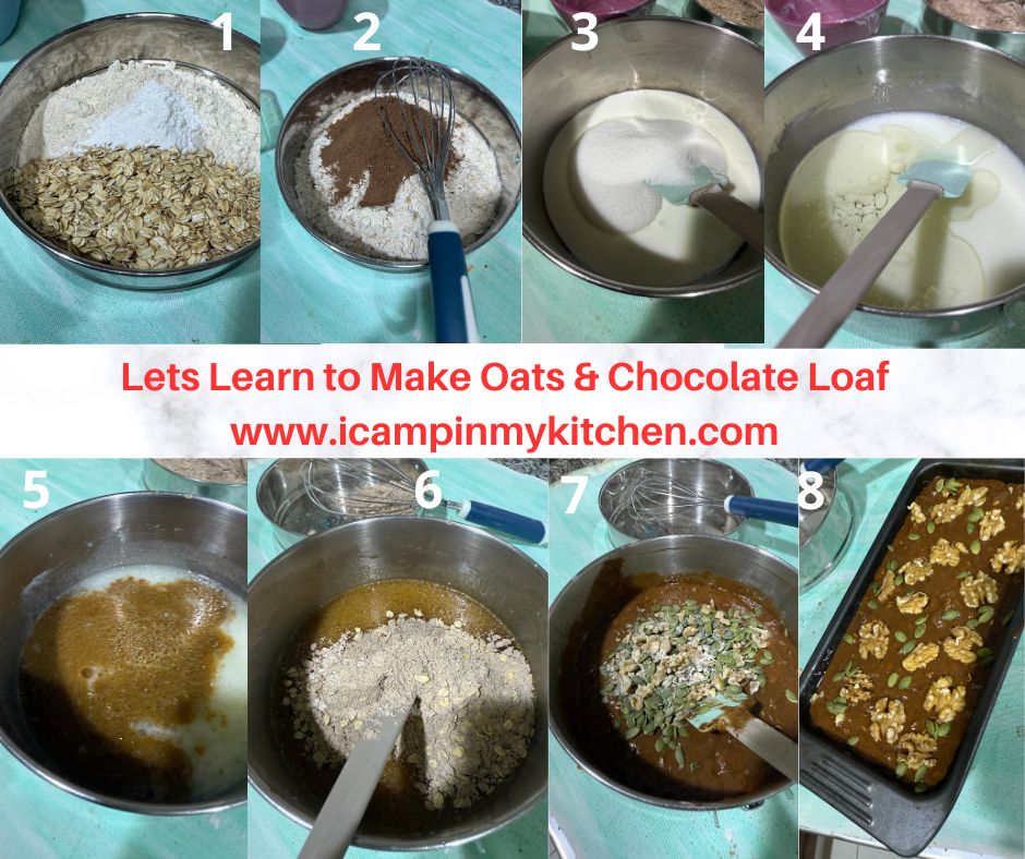 Lets learn to make mocha oats loaf
