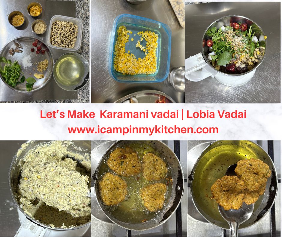 How to make crunchy lobia vadai