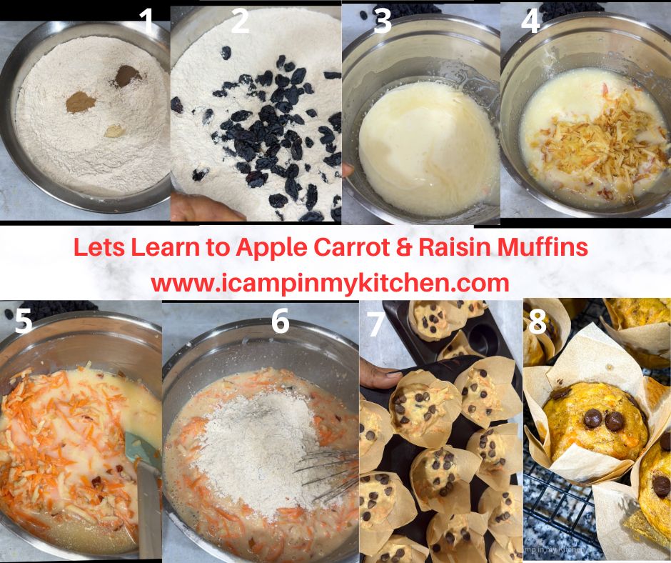 How to make wholesome Apple carrot muffins