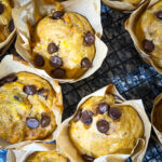 Eggless apple carrot muffins