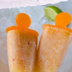 peach pineapple popsicle