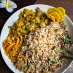 lets make warm pepper rice for lunch