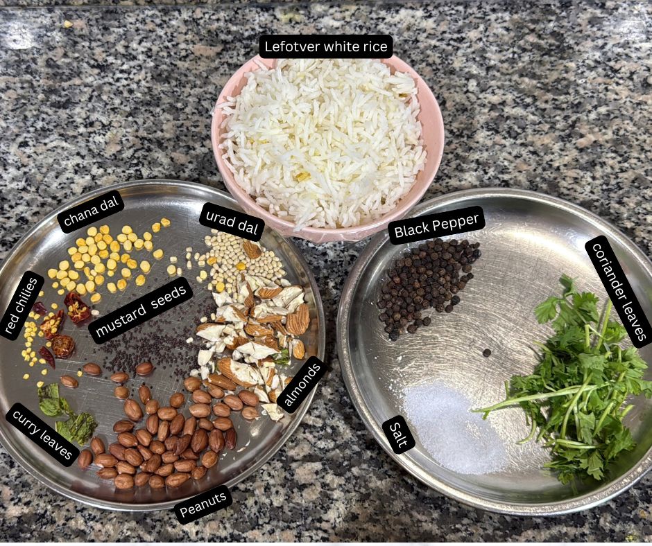 Ingredients for Easy Pepper rice recipe