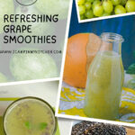 refreshing grape smoothies